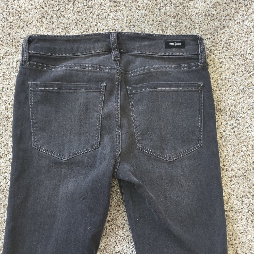 Liverpool Dark Gray Skinny Jeans - Picture 5 of 7